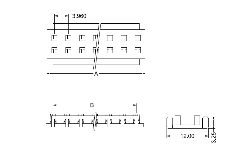 M7061-N cover dimension ابعاد پوشش M7061-N