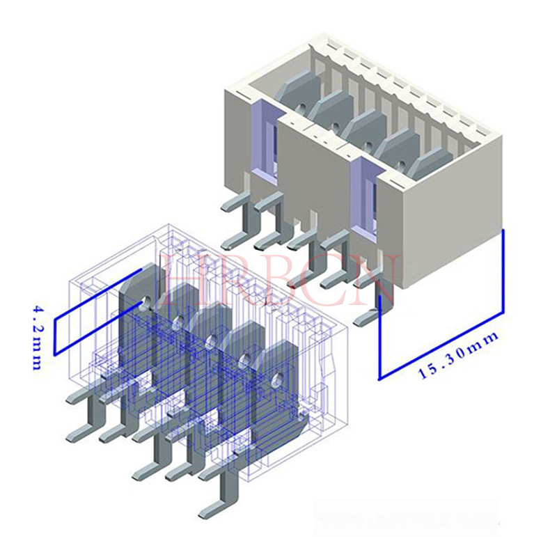 اتصالات RAST 5.0 PCB ترمینال TAB Header M9402