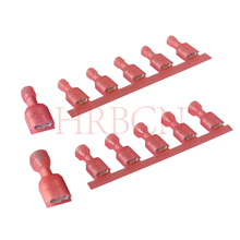 ترمینال قطع زن 6.35 میلی متری 0.250 اینچ AWG22-18 با عایق مستقیم - رابط HRB