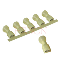 HRB M6350 6.35mm 0.250' AWG12-10 ترمینال قطع زن با عایق مستقیم