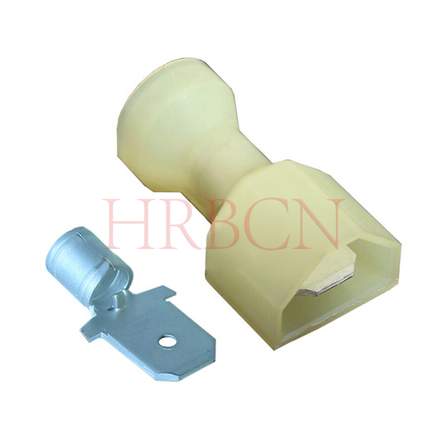 ترمینال نر عایق مستقیم 6.35 میلی متری HRB AWG12-10 | سری M6351