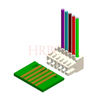 اتصالات RAST 2.5 M7288 جفت گیری مستقیم با PCB