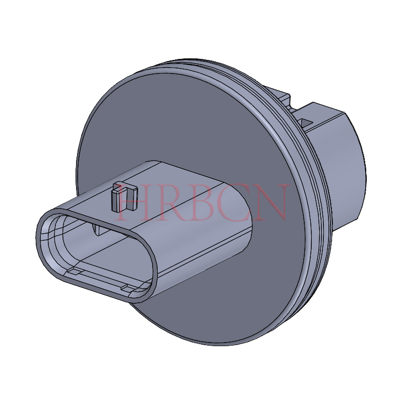 4.0 Pitch 2 Pole Tab Housing با پانل Mount برای تماس مردانه