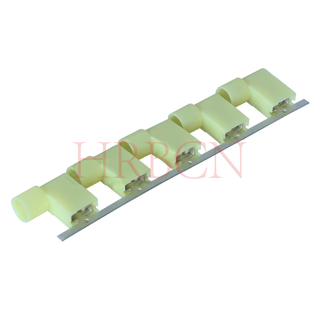 HRB 6.35mm 0.250' AWG12-10 Flag عایق ترمینال قطع اتصال زن