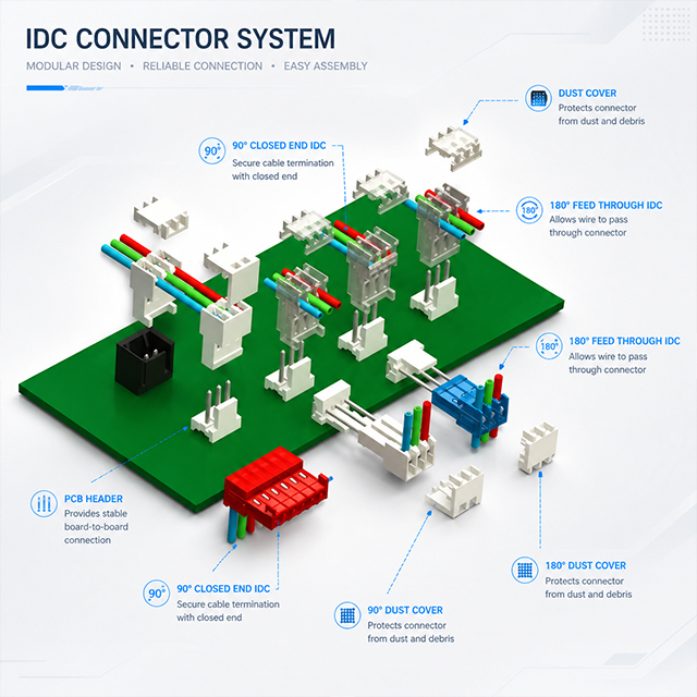 اتصال 2.54 میلی متری اتصال PCB