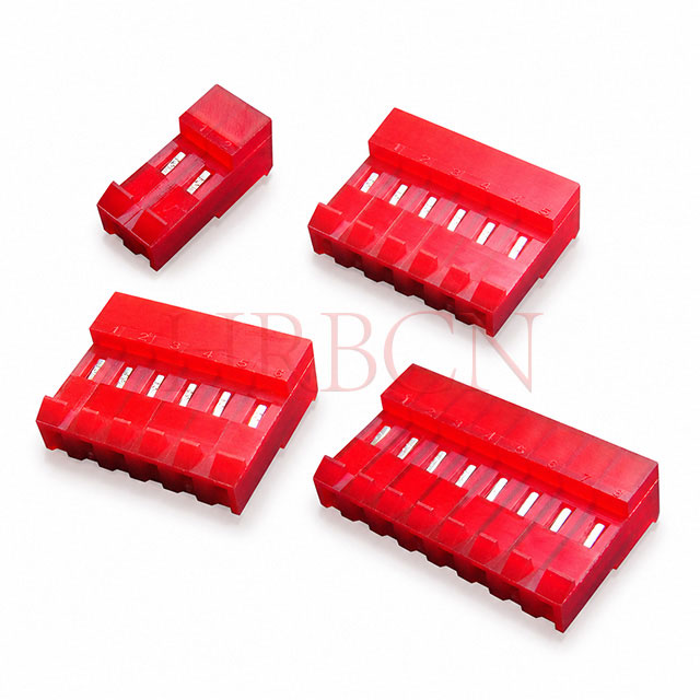 3.96mm Pitch IDC 90 درجه بسته بدون زبانه های قطبی