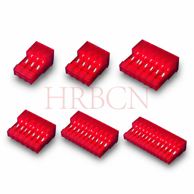 کانکتور انتهای بسته HRB 2.54 IDC بدون زبانه های قطبی